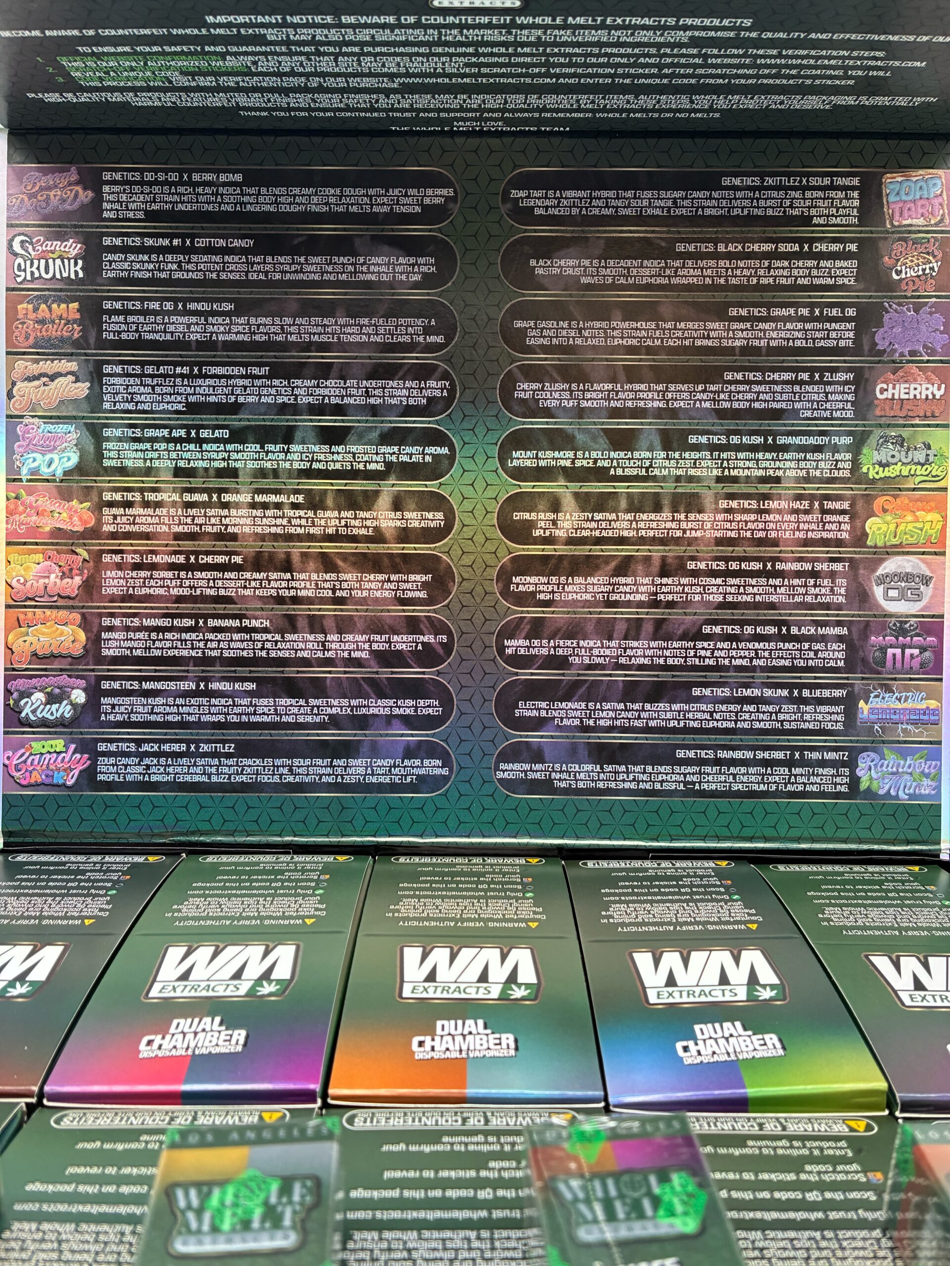 Wholemelt cartridge